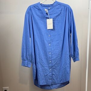 💠NWT Everlane Long Shirt Dress (XXS/XS)
